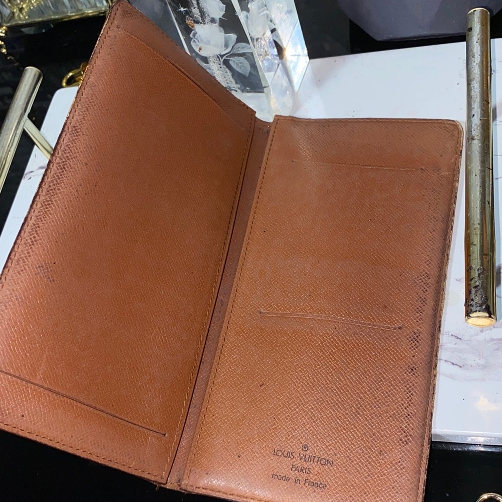 Authentic Louis Vuitton Monogram checkbook Long Wallet - Picture 14 of 14
